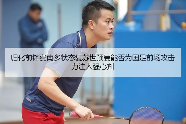 归化前锋费南多状态复苏世预赛能否为国足前场攻击力注入强心剂